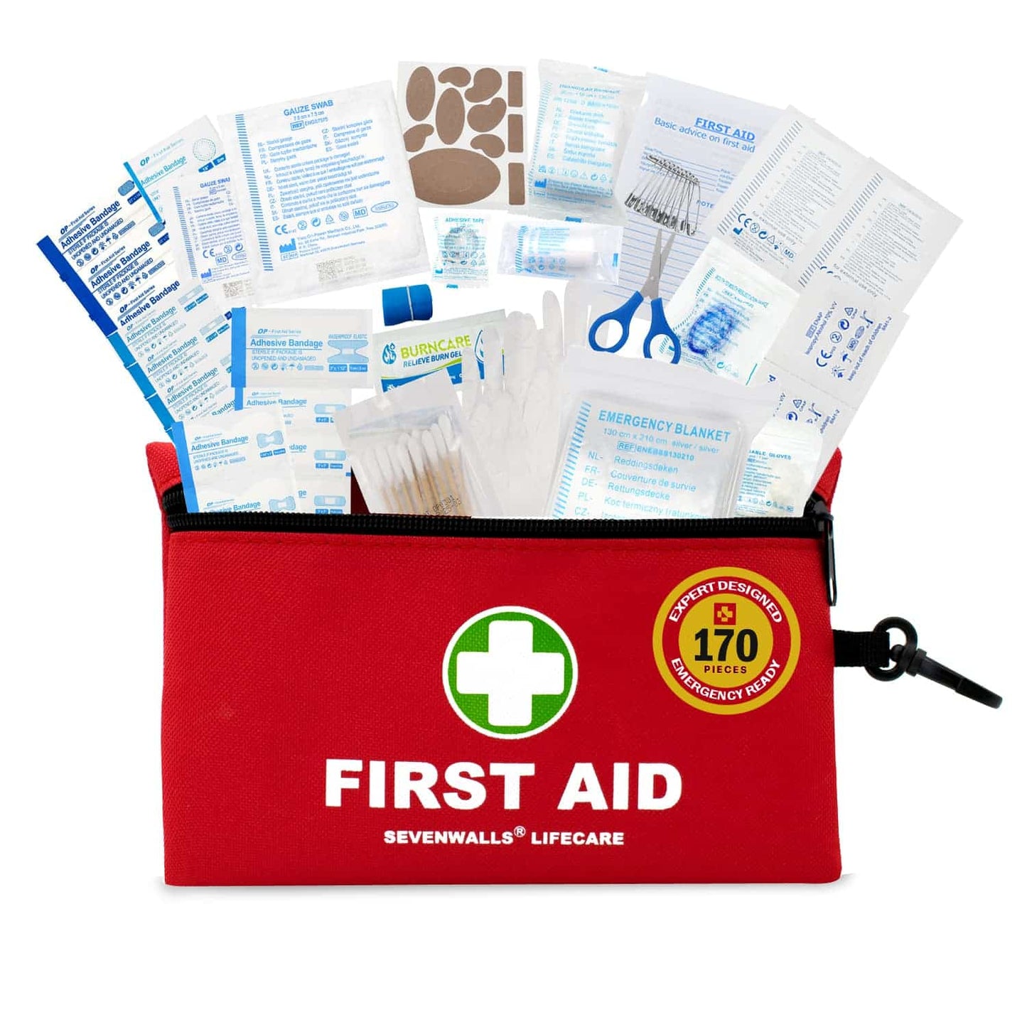 Hiking first aid kit compact and durable