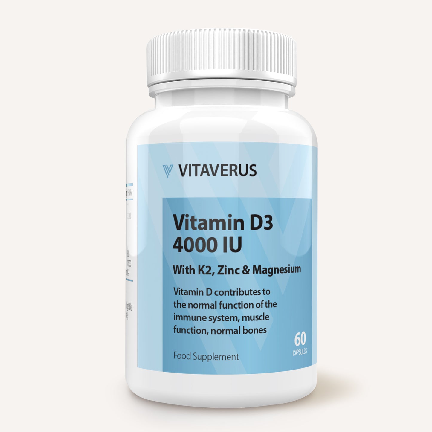 Vitamin D3 4000iu with K2 + Zin & Magnesium