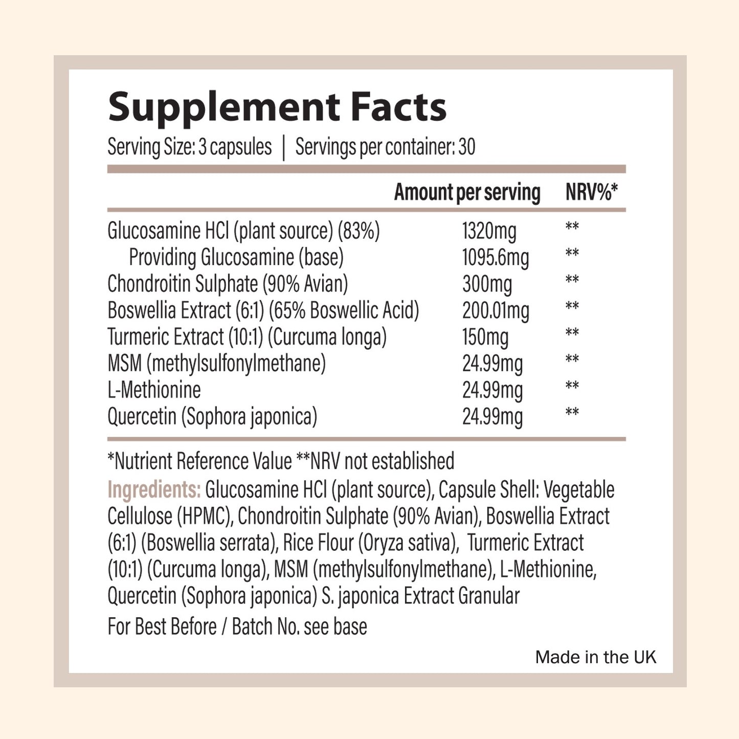 Glucosamine Complex