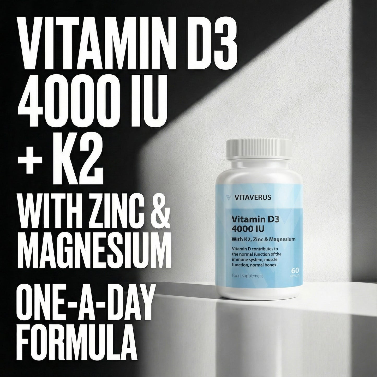 Vitamin D3 4000iu with K2 Complex