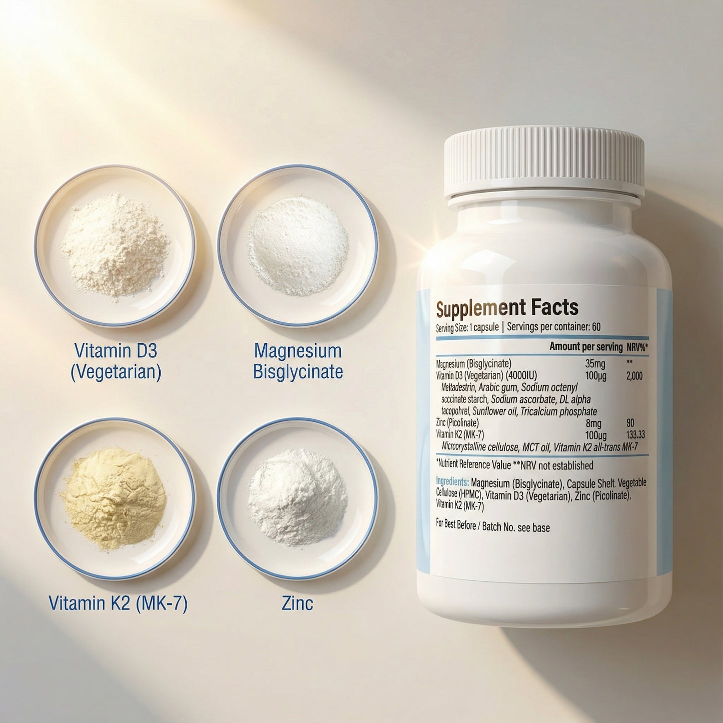 Vitamin D3 4000iu with K2 Complex