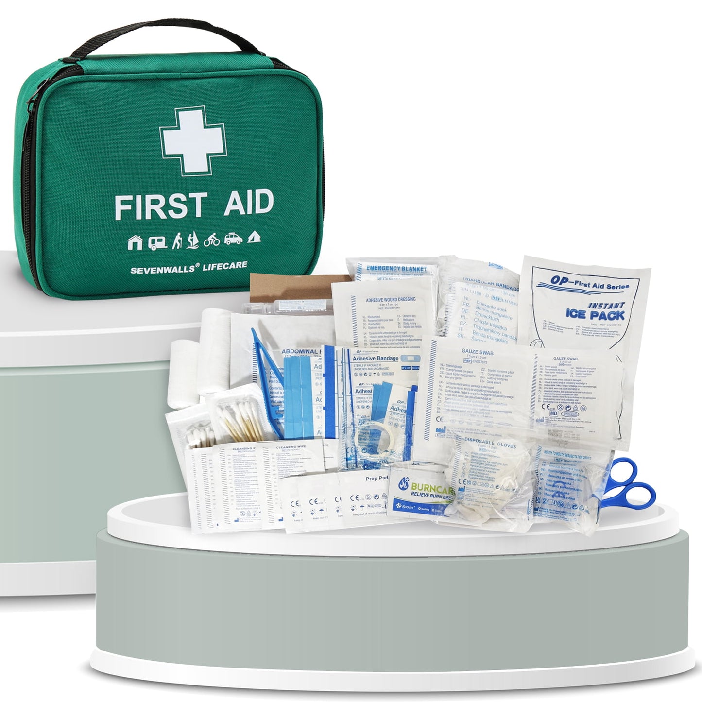 Large Family First Aid Kit - 220 Items