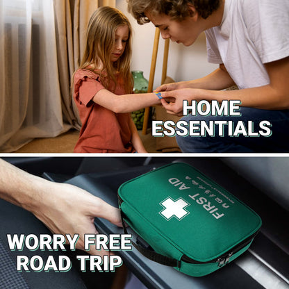 Large Family First Aid Kit - 220 Items