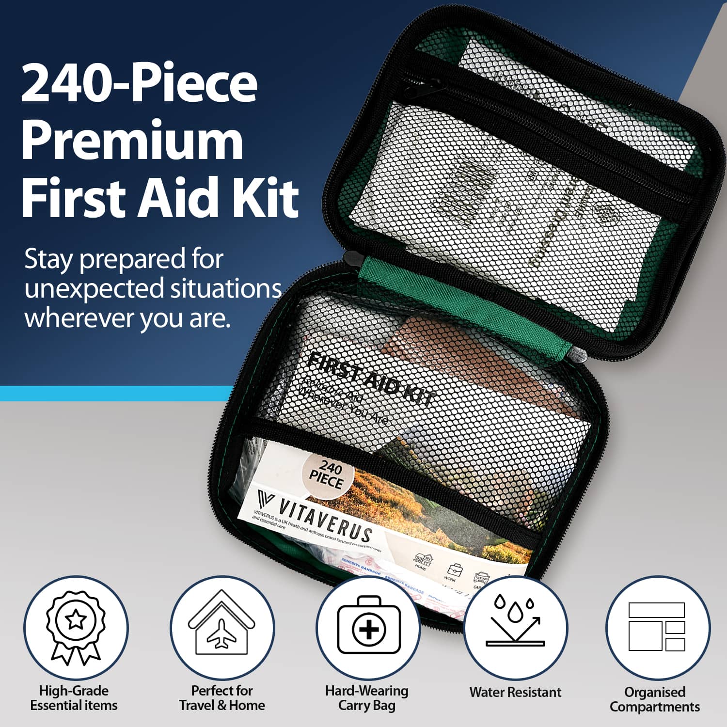 High grade essential items - first aid kit