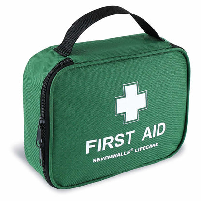 Angled view of compact Sevenwalls motorists first aid bag