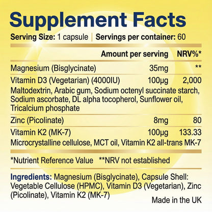 Vitamin D3 4000iu with K2 Complex