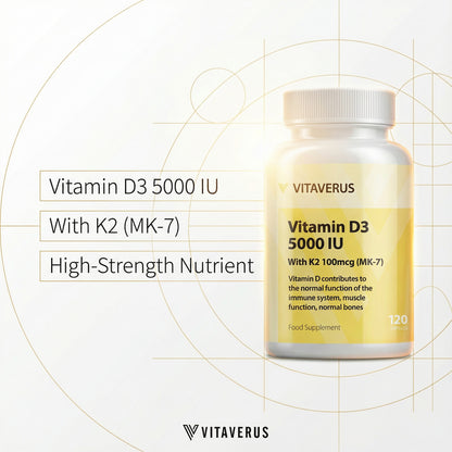 Vitamin D3 5000iu with K2