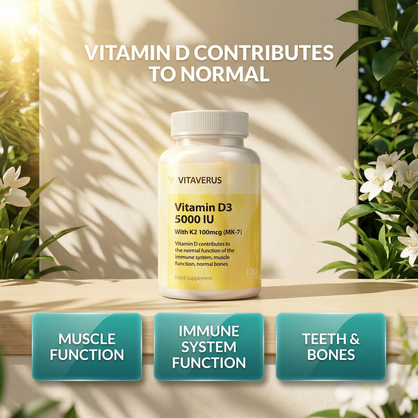 Vitamin D3 5000iu with K2