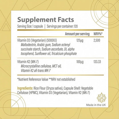 Vitamin D3 5000iu with K2